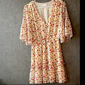 Lost + Wander Floral Mini Dress